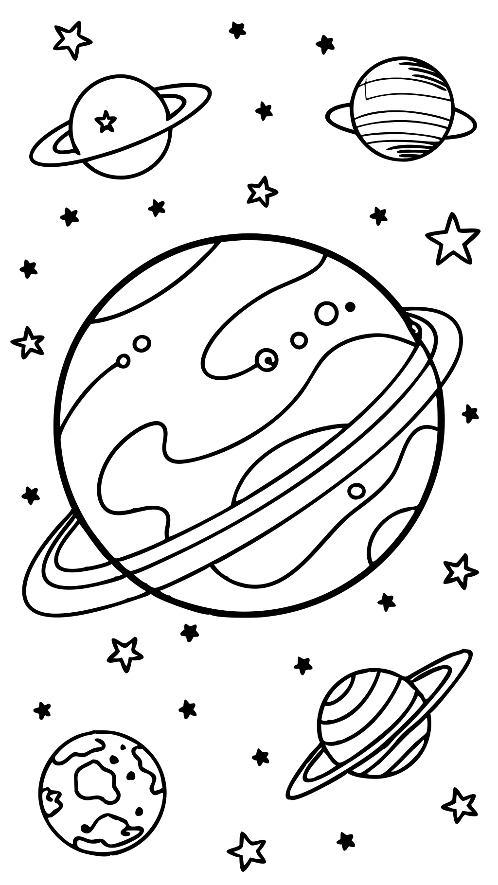 high quality free space coloring pages printable